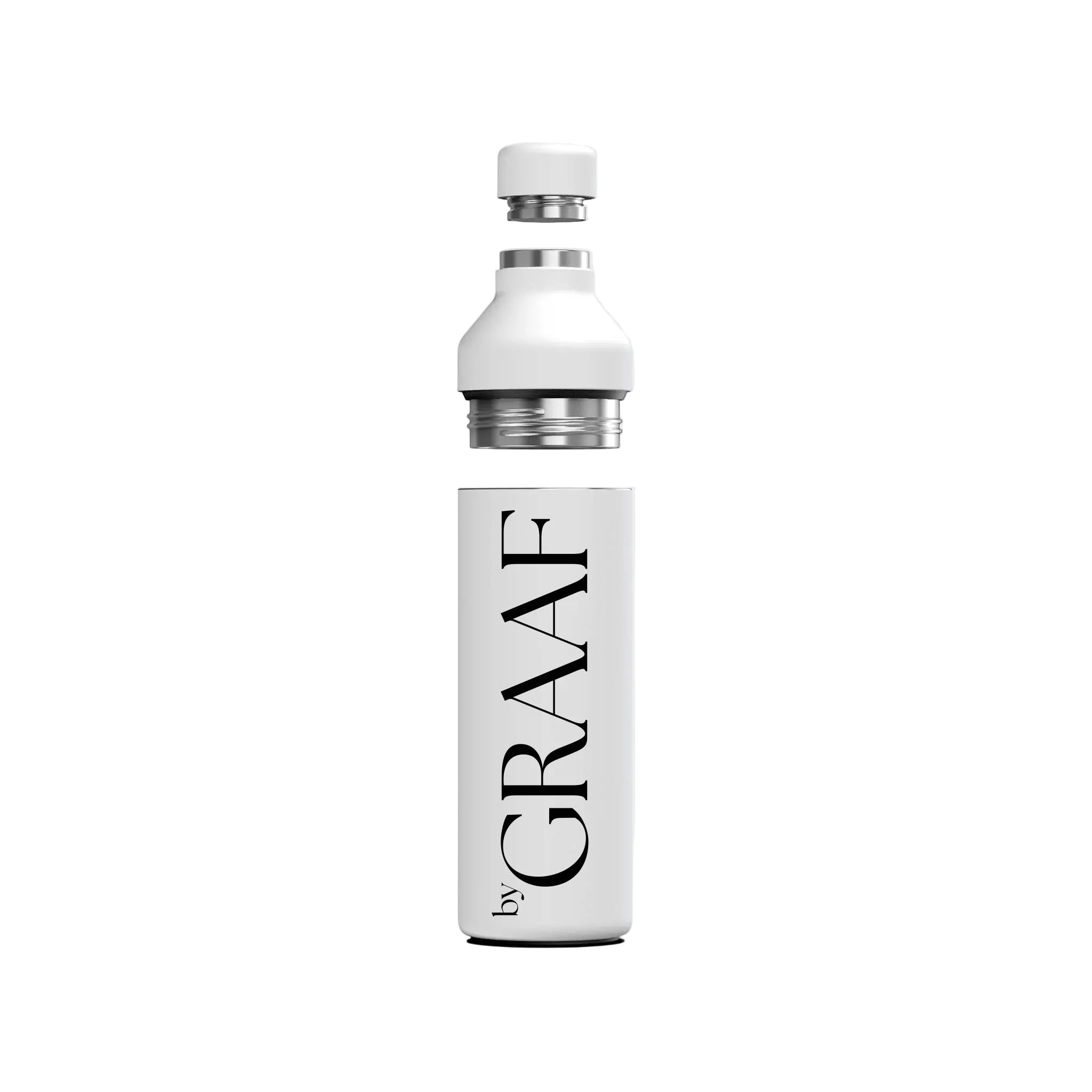 ByGraaf Hybrid Thermos Bottle - recycled stainless steel, white